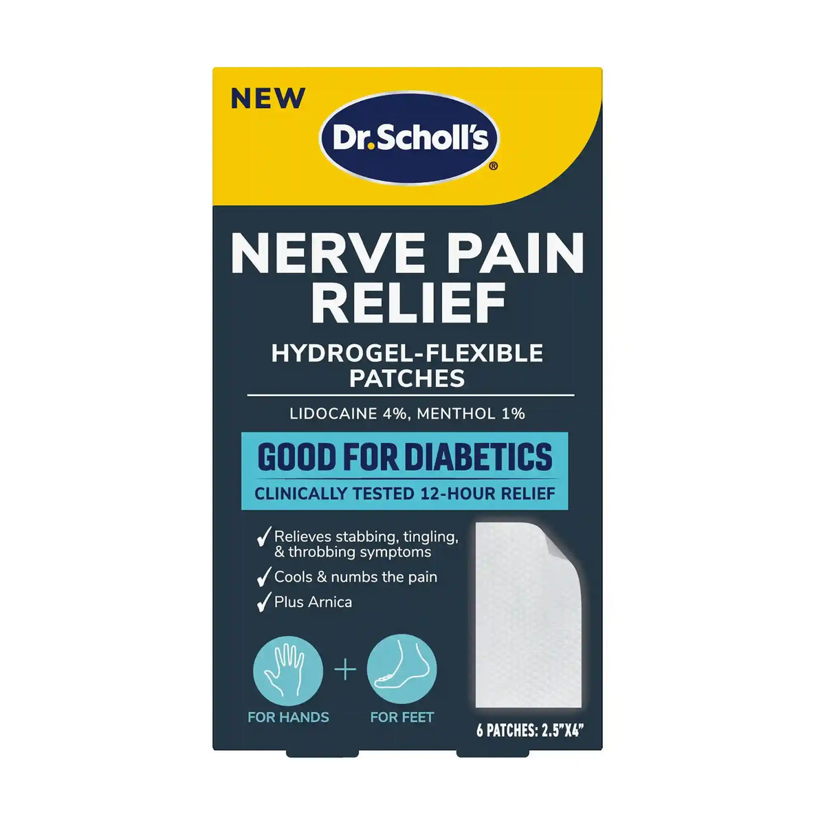 Nerve Pain Relief Hydrogel Patches