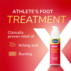 Odor-X Athlete's Foot Antifungal Cream Treatment